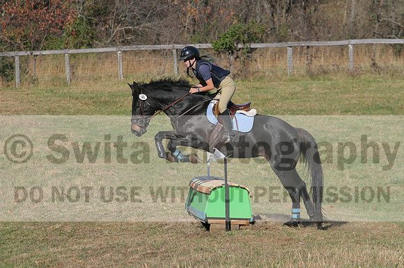Leah Childers on Priscilla, Beginner Novice Horse Trials Junior B