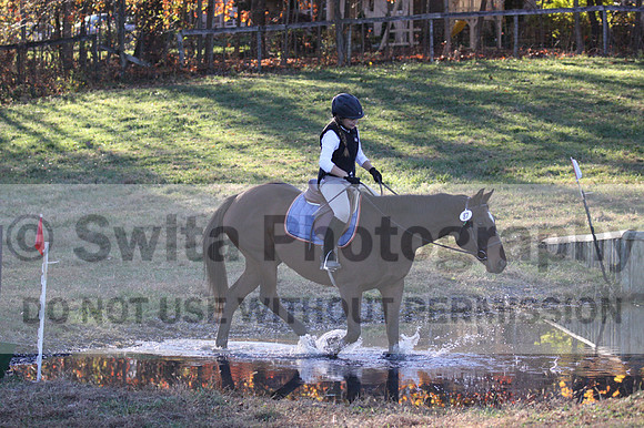 Caroline Morel on Lizzie, Green Horse Trials Junior