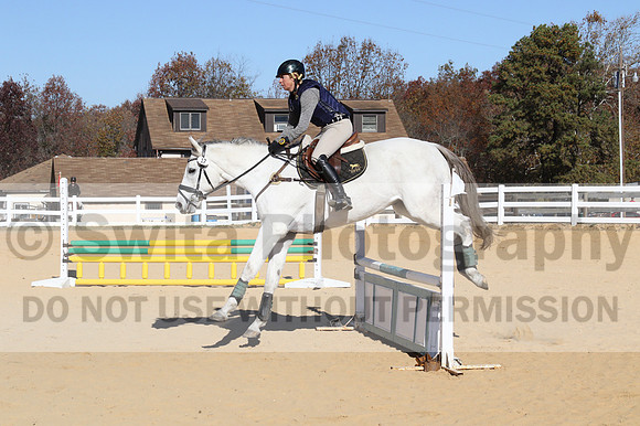 Jennifer Cobb on Snowbird, Beginner Novice Horse Trials Senior A