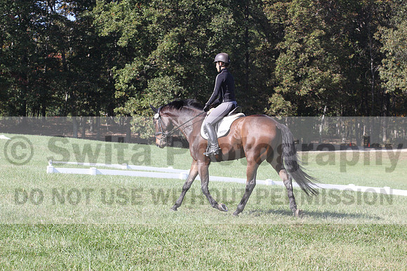 Brooke Bayley on Unbroken, Beginner Novice Horse Trials Senior A