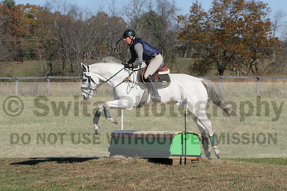 Jennifer Cobb on Snowbird, Beginner Novice Horse Trials Senior A