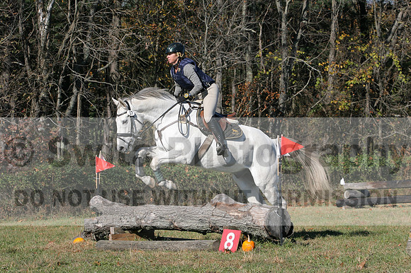 Jennifer Cobb on Snowbird, Beginner Novice Horse Trials Senior A