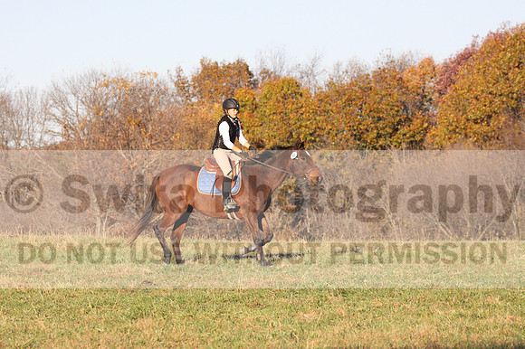 Caroline Morel on Lizzie, Green Horse Trials Junior