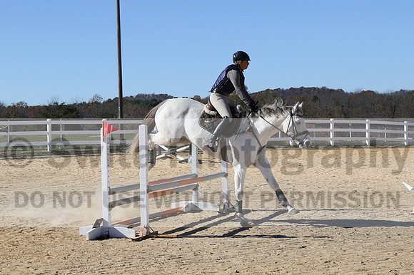 Jennifer Cobb on Snowbird, Beginner Novice Horse Trials Senior A