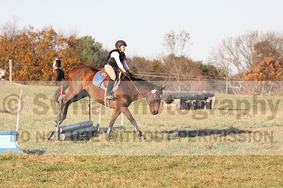 Caroline Morel on Lizzie, Green Horse Trials Junior