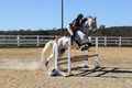 Tori Nuckols on Grey Dragon, Beginner Novice Horse Trials Senior A