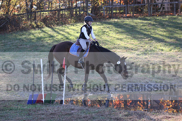 Caroline Morel on Lizzie, Green Horse Trials Junior