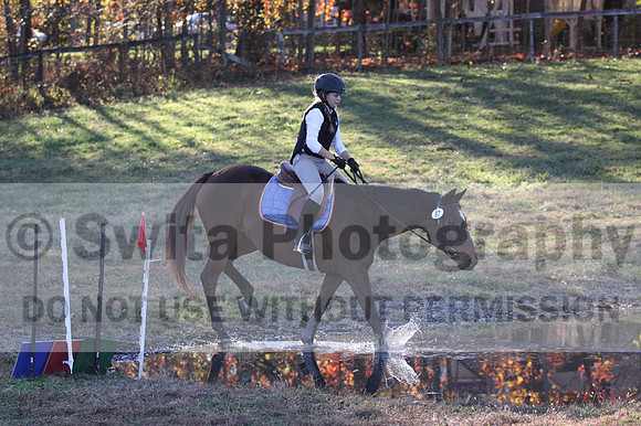 Caroline Morel on Lizzie, Green Horse Trials Junior