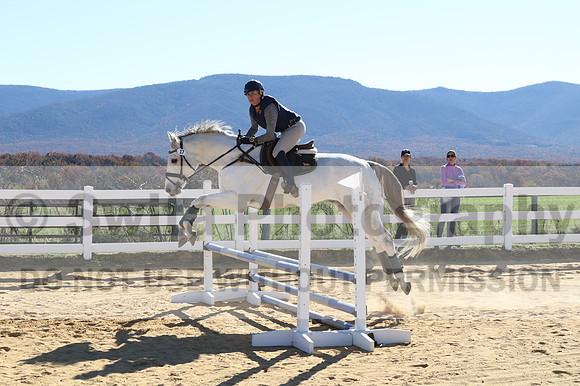 Jennifer Cobb on Snowbird, Beginner Novice Horse Trials Senior A