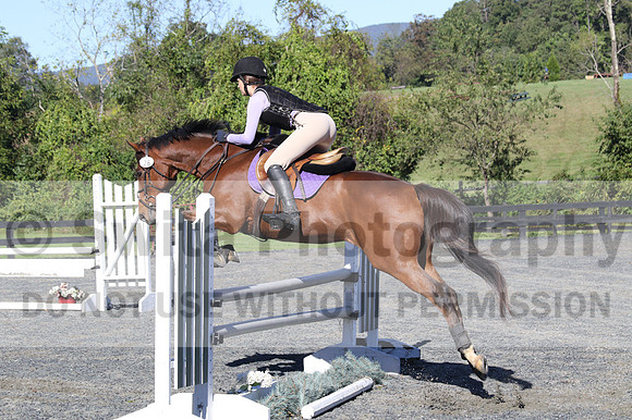 Mandolin Whitten on Thistle, Novice Horse Trials