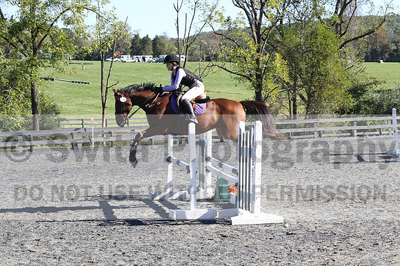 Mandolin Whitten on Thistle, Novice Horse Trials