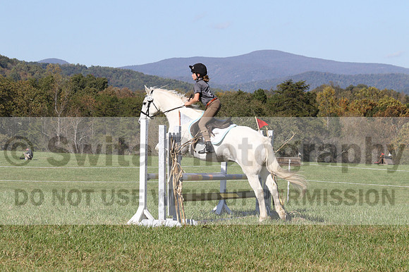 Violet Cross on Elpin Odin, Beginner Novice Horse Trials Junior B