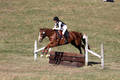 Ingrid Dunn on Ruby Redbird, Beginner Novice Horse Trials Senior C