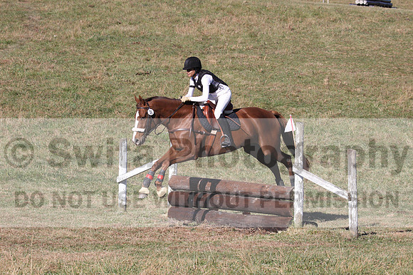 Ingrid Dunn on Ruby Redbird, Beginner Novice Horse Trials Senior C