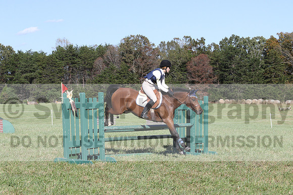 Elizabeth Davis on Freedom's Stormy Night, Beginner Novice Horse Trials Junior B