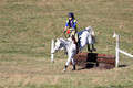 Eliza Carr Schmidt on Christmas Belle, Beginner Novice Horse Trials Junior B