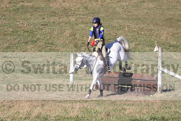 Eliza Carr Schmidt on Christmas Belle, Beginner Novice Horse Trials Junior B
