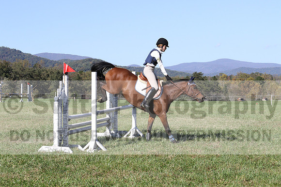 Elizabeth Davis on Freedom's Stormy Night, Beginner Novice Horse Trials Junior B