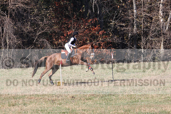 Ingrid Dunn on Ruby Redbird, Beginner Novice Horse Trials Senior C