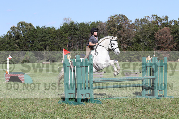 Violet Cross on Elpin Odin, Beginner Novice Horse Trials Junior B