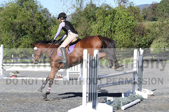 Mandolin Whitten on Thistle, Novice Horse Trials