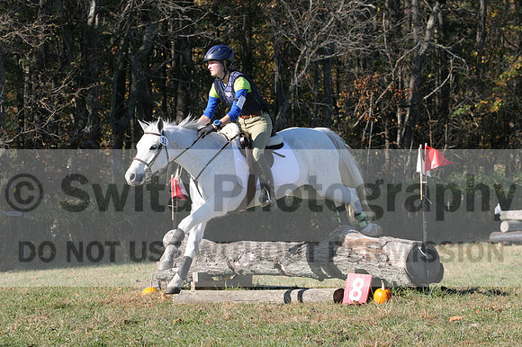 Eliza Carr Schmidt on Christmas Belle, Beginner Novice Horse Trials Junior B