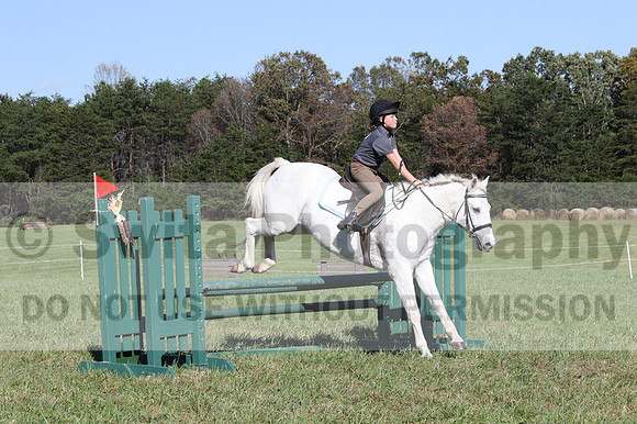 Violet Cross on Elpin Odin, Beginner Novice Horse Trials Junior B