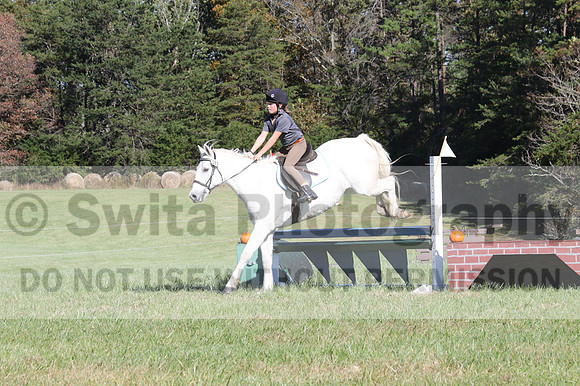 Violet Cross on Elpin Odin, Beginner Novice Horse Trials Junior B