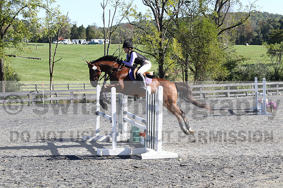 Mandolin Whitten on Thistle, Novice Horse Trials
