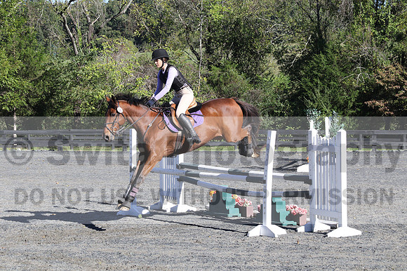 Mandolin Whitten on Thistle, Novice Horse Trials