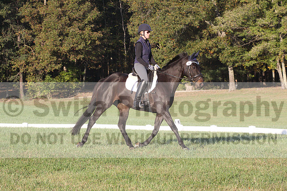 Liz Hall on Indelible, Training Horse Trials