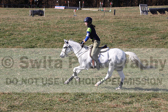 Eliza Carr Schmidt on Christmas Belle, Beginner Novice Horse Trials Junior B