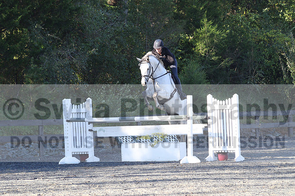 Liz Riley on Ice Storm, Novice HT