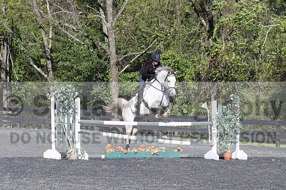 Liz Riley on Ice Storm, Novice HT