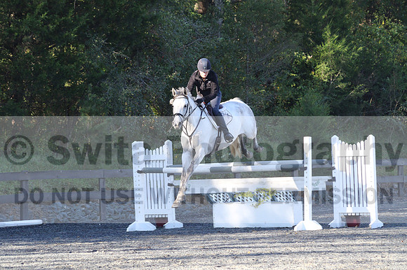 Liz Riley on Ice Storm, Novice HT
