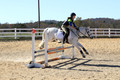 Eliza Carr Schmidt on Christmas Belle, Beginner Novice Horse Trials Junior B