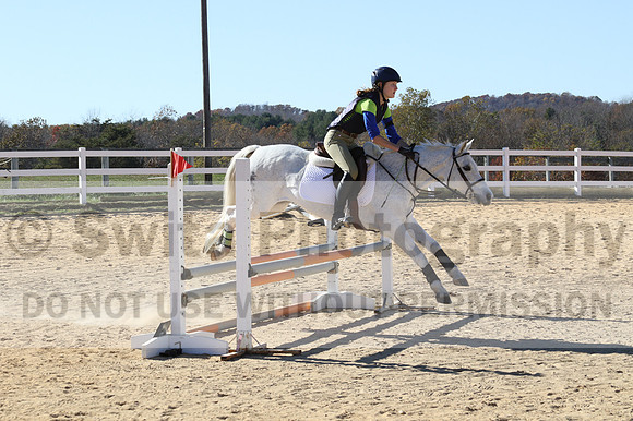 Eliza Carr Schmidt on Christmas Belle, Beginner Novice Horse Trials Junior B