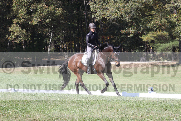 Brooke Bayley on Unbroken, Beginner Novice Horse Trials Senior A