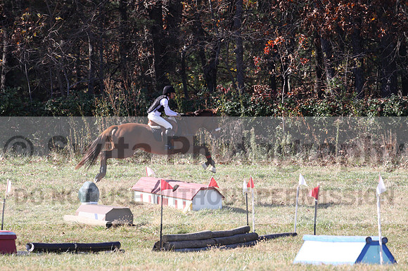 Ingrid Dunn on Ruby Redbird, Beginner Novice Horse Trials Senior C