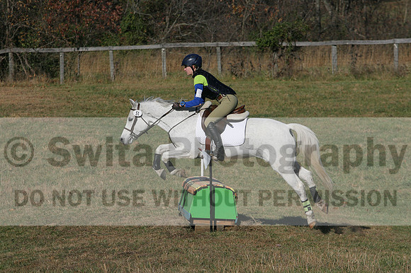 Eliza Carr Schmidt on Christmas Belle, Beginner Novice Horse Trials Junior B