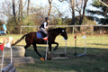 Caroline Morel on Lizzie, Green Horse Trials Junior