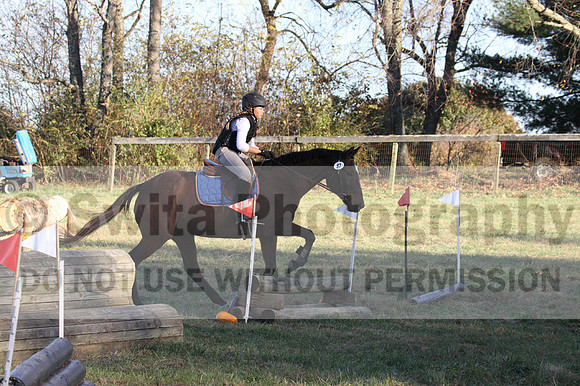 Caroline Morel on Lizzie, Green Horse Trials Junior