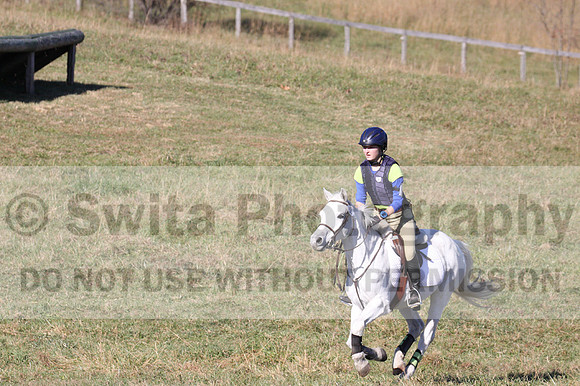 Eliza Carr Schmidt on Christmas Belle, Beginner Novice Horse Trials Junior B
