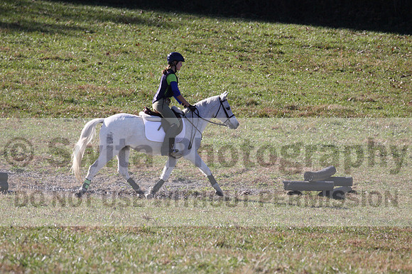 Eliza Carr Schmidt on Christmas Belle, Beginner Novice Horse Trials Junior B