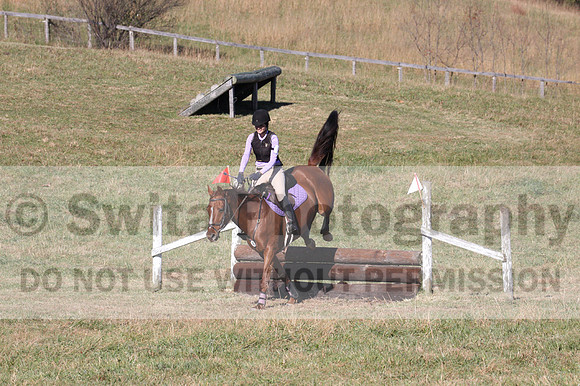 Mandolin Whitten on CJ, Beginner Novice Horse Trials Junior B