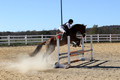 Ingrid Dunn on Ruby Redbird, Beginner Novice Horse Trials Senior C