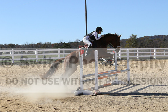 Ingrid Dunn on Ruby Redbird, Beginner Novice Horse Trials Senior C