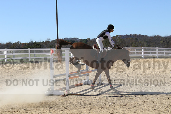 Ingrid Dunn on Ruby Redbird, Beginner Novice Horse Trials Senior C