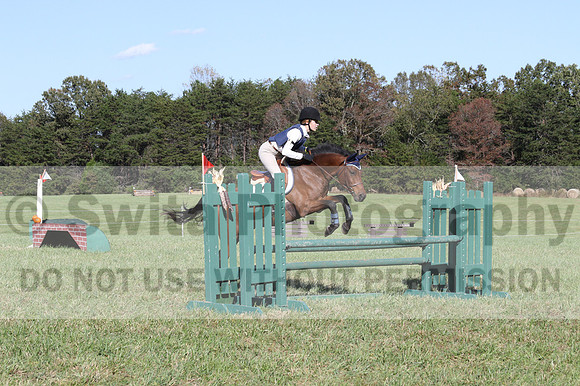 Elizabeth Davis on Freedom's Stormy Night, Beginner Novice Horse Trials Junior B