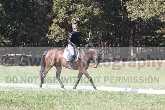 Brooke Bayley on Unbroken, Beginner Novice Horse Trials Senior A